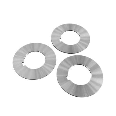 China Stainless Steel Rubber Cutting Blades Circular Slitter Round Cutting Blade Knife for sale