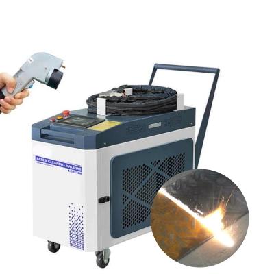 China Laser de limpeza de ferrugem de 1064nm com comprimento de onda central de 2000W para tarefas pesadas de remoção de ferrugem à venda