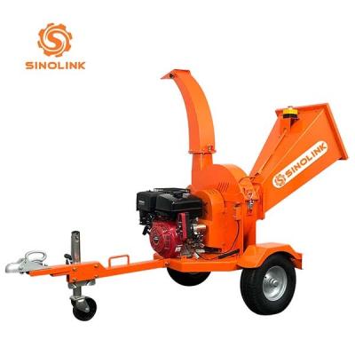 China 420cc Wood Branch Chipper Shredder Mulcher Machine Disc ATV Towable Tow Behind 15hp for sale