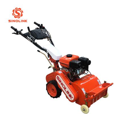 China Walk Behind Brush Cutter Mower Belt Drive 400mm Adjustable Stubble Height for sale