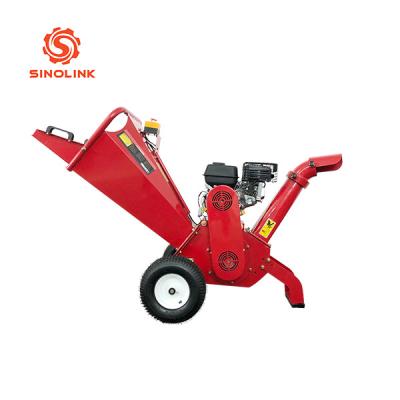 China Sinolink Wood Chipper Machine For Compost Conifers Bobcat 6.5hp 5-8cbm H for sale