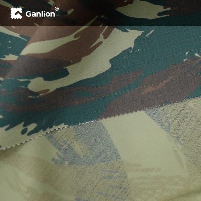 China Polyester Cotton 230GSM Anti Infrared camouflage Fabric Ripstop2*2 for sale