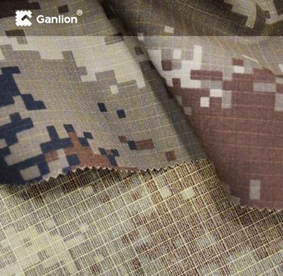 China El desierto viscoso del franco Aramid camufla infrarrojo anti de la tela ignífuga material en venta