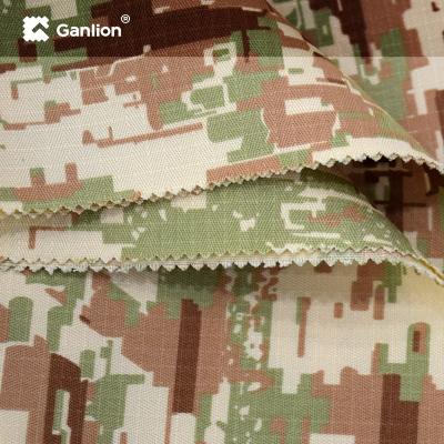 China A tela real de camouflage Uniform do protetor dobrou a sarja Ripstop à venda