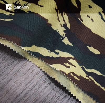 China WR Anti Chlorine Camouflage Waterproof Tent Fabric High Color Fastness for sale