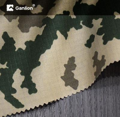 China Twill 3/1 IRR Camouflage Anti Infrared Material Nylon Cotton Fabric for sale