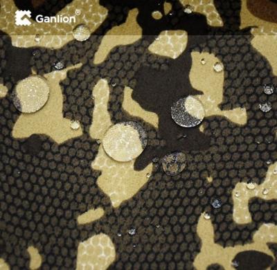 China Planície material 1/1 da camuflagem 66 impermeável de nylon de 100% para a capa de chuva da trouxa à venda