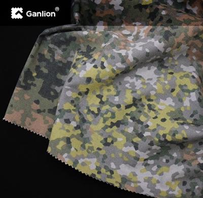 China Aramid Multicomponent-5 Blends camouflage Camo Fabric Anti Infrared for sale