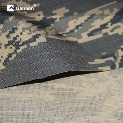 China Nylon Cotton Digital Tiger Stripe 230g Outdoor Camo Fabric Ribstop Material for sale