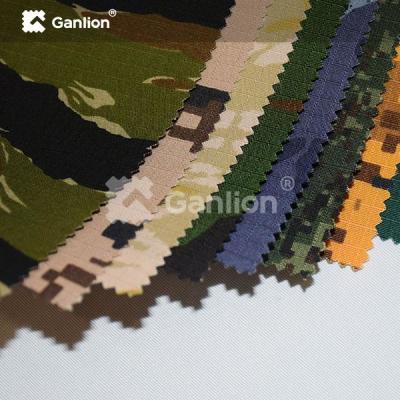 China WR OR Waterproof Camo Canvas Fabric for sale