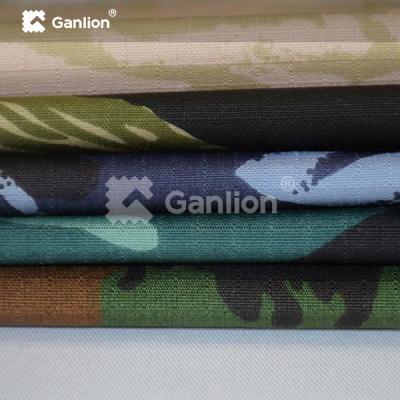 China Nylon Cotton Spandex IRR Desert Camouflage Camo Stretch Fabric Twill Ripstop for sale