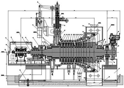 China Chengdu reheat congenerating 800-1000MW high pressure steam turbine for Dongfang, htc turbine 200MW for sale