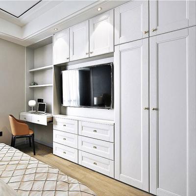 China Fabricante de alta calidad Muebles de dormitorio Armario de madera Armarios baratos Armarios para el armario del dormitorio en venta