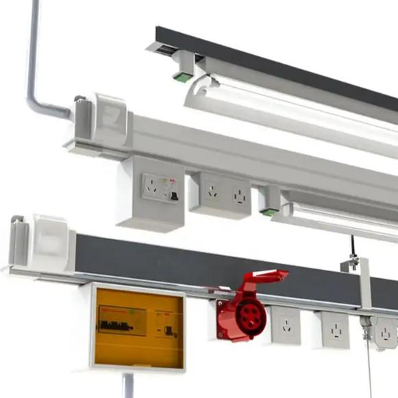 Quality Silver Lighting Busway 1m-3m Illumination Busway System Easy Installation for sale