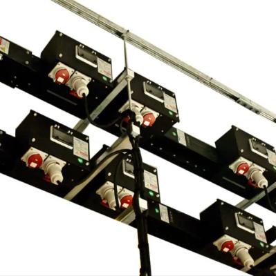 China Rectangular Cast Resin Busbar Trunking System Copper / Aluminum Material for sale