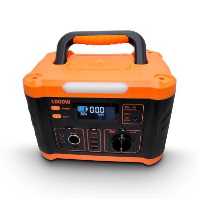 China 888Wh 22.2V 40Ah Portable Lithium Battery Pack 1000 Watt With Solar Panel for sale