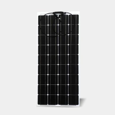 China Semi Flexible Monocrystalline Solar Panel 200W Vehicle Powered RV And Marine Solar Panel for sale