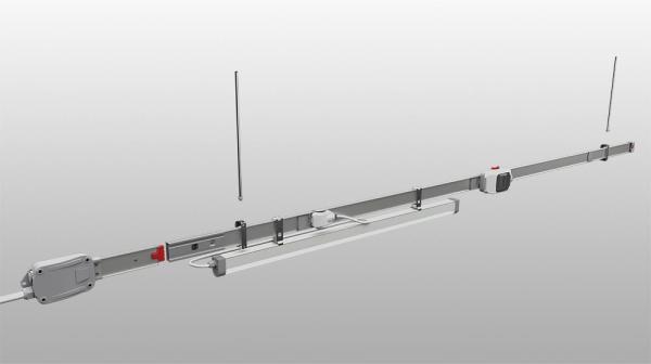 Quality 110V-240V Power Distribution Busway , Aluminum Indoor Lighting Busbar System for sale