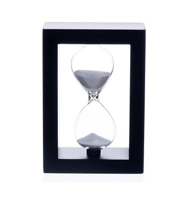 China Decorative Wooden Hourglass Sand Timer 10 15 30 Minute For Business Gifts for sale