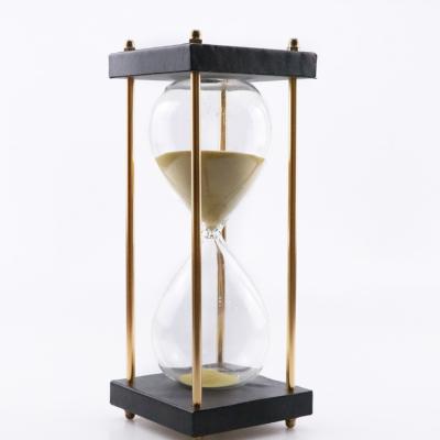 China Reloj de arena de madera de la novedad Temporizador de reloj de arena de 3 minutos personalizado Varios tamaños en venta