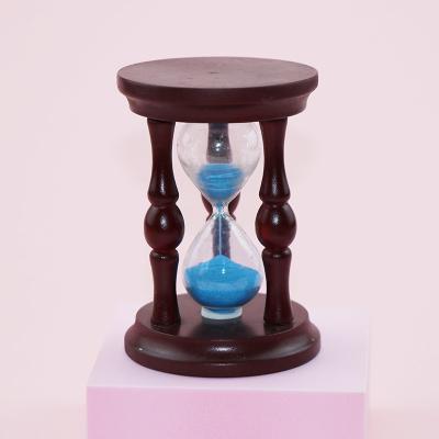 China OEM ODM Wooden Hourglass Modern Sand Clock Craft For Decorating / Timing for sale