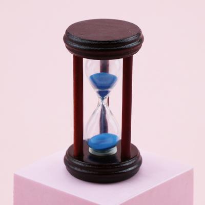 Chine Sablier minute adapté aux besoins du client d'horloge de sable de cru du sablier 2 en bois à vendre
