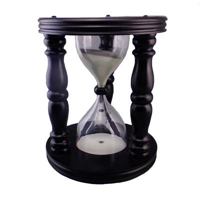 China 8 Hour Sand Timer Hourglass Stool Wood Color Customized ODM for sale