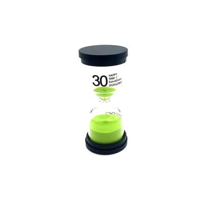 China Factory wholesale colorful 30Minutes hourglass sand timer for sale