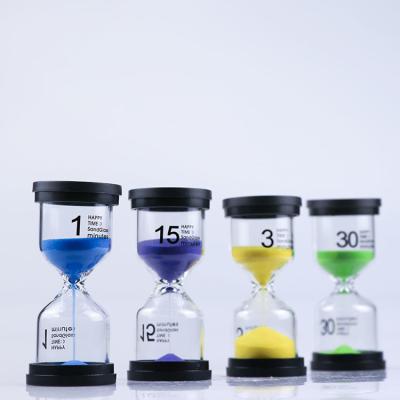 China Customized Small Hourglass Sand Timer 1 Minute 3 Minutes 15 Minutes 30 Minutes for sale
