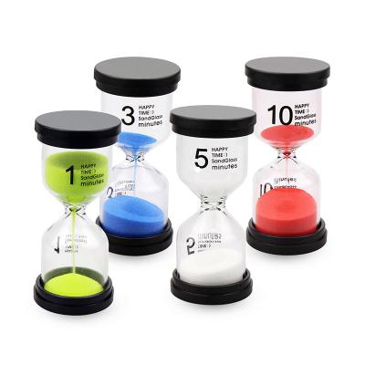China high borosilicate glass Hourglass  Color Custom Small Sand Timer for sale
