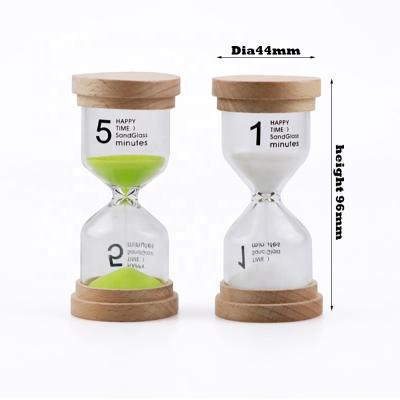 China 6pcs Pack Set Small Hourglass 1 3 5 10 15 20 30 Minutes For Kids Time Management for sale