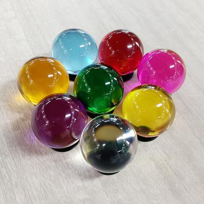 China Kaufen Sie direkt China-Handwerks-Fertigung beste Preisausgangskinder klarer Acrylspielharz-Spielzeugball des balls 50MM bunter Acrylball zu verkaufen