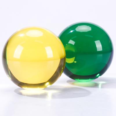 China 120g Resin Ball Clear Transparent Play Juggling Balls for sale