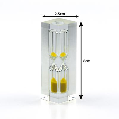 China Clear Acrylic Hourglass 2 Hour Sand Timer For Home Pendulum for sale