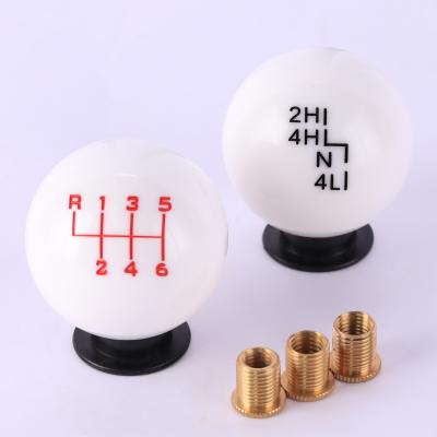 China wholesale master ball rounded shift knob adapter custom manual car shift knob for sale
