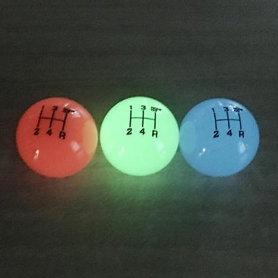 China Luminous Ball Glow In The Dark Gear Stick Shift Knob M12x1.25 Threaded shift knob for sale