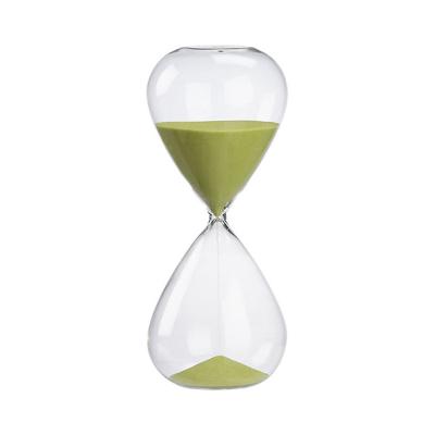 China 15 30 60 Minutes Glass Hourglass Sand Timer Size Customized for sale