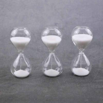 China White Mini Hourglass Sand Timer  1 Minutes Shower Timer Hourglass for sale