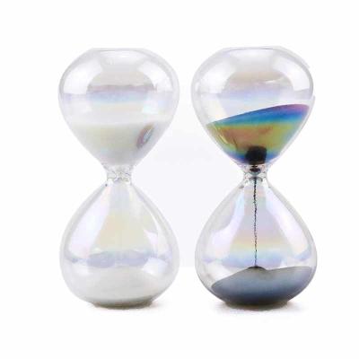 China Reloj de arena líquido coloreado del contador de tiempo de la arena 1-5 minutos con el contador de tiempo de la burbuja en venta