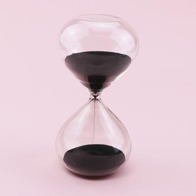 China 240 Minutes Hand Blown Glass Hourglass Sand Timer For Desktop Home Decor for sale