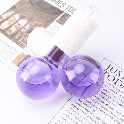 China Purple Facial Ice Globe Ice Ball Facial Roller ISO9001 Approved for sale