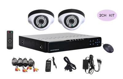 China 2CH AHD Dome  Security Camera Systems for sale