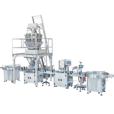China Automatic Dry Hreb Tobacco Filling And Canning Line for Tins Cans for sale