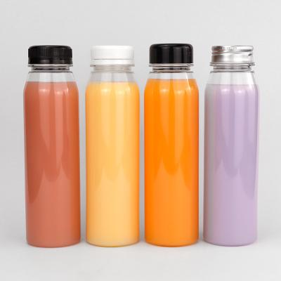 China Botella de agua de plástico transparente y degradable de 300 ml vacía para bebidas en venta