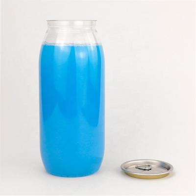 China 650ml Fresh Juice Plastic Beverage Bottles Custom PET For Mineral Water for sale