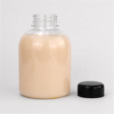 China Airtight Screen Printing Plastic Beverage Bottles 400ml With Lid Caps for sale