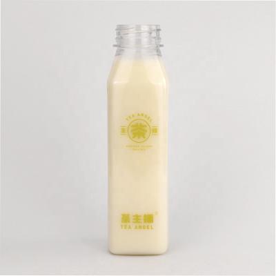 China Botellas de jugo de plástico PET vacías de 12 oz con tapa de tornillo para bebidas en venta