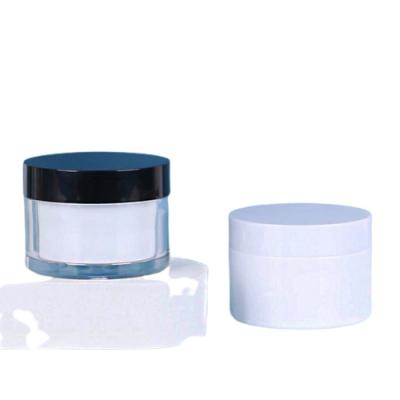 China Disposable Plastic Cream Jars Plastic Mason Jar With Logo Printed for sale