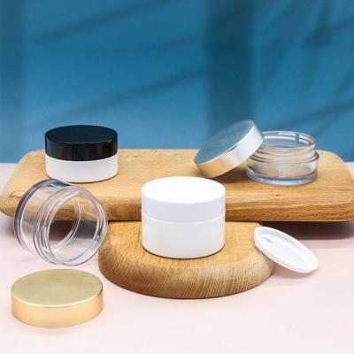 China 30g Storage Jars Set Silk Screen Printing 30ml Cosmetic Jar With Lids for sale