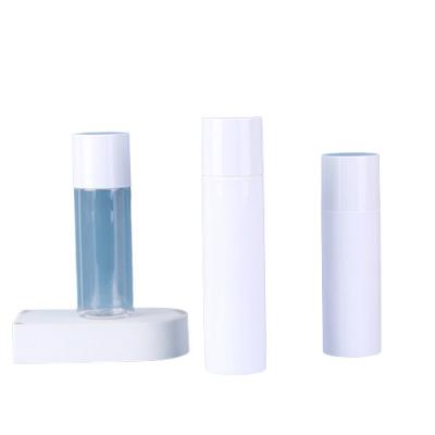 China Botellas de plástico de lujo sin aire de diseño personalizado Botellas de plástico verde OEM para cosméticos en venta